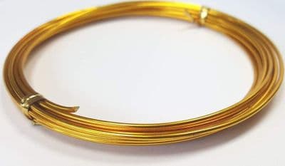 1.5mm x 3m wire - Golden