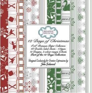 12 Days of Christmas Premium Paper Collection 8x8