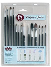 15 piece budget brush set