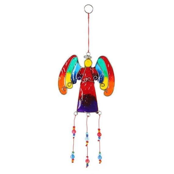 30cm Rainbow Angel Suncatcher