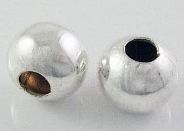 3mm Spacer Beads (1mm hole) - Silver Colour.  Approx 100