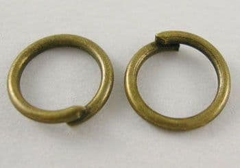 5mm Jump Rings (150) Antique Brass