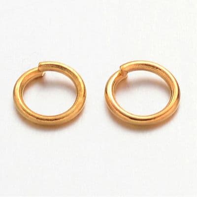 5mm Jump rings (150) Gold
