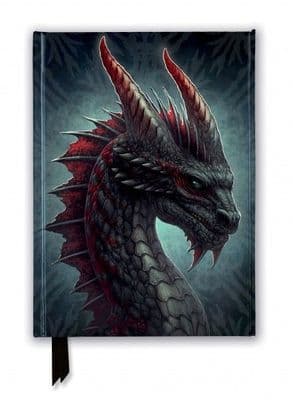A5 Kerem Beyit: Fierce Dragon Foiled Journal