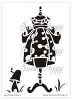 Alice (Dress 7 ) Sweet Poppy Stencil
