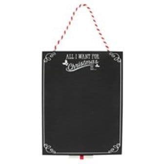 All I want for Christmas chalk board