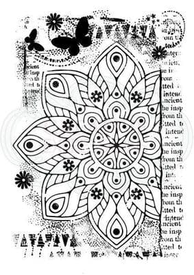 Ancient Mandala Clear Woodware Stamp (FRS716)