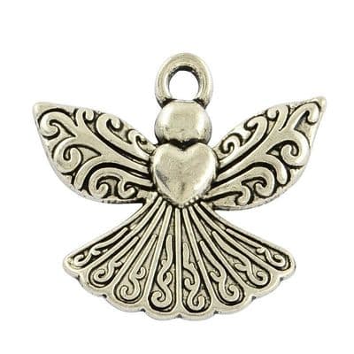 Angel silver charms (5)