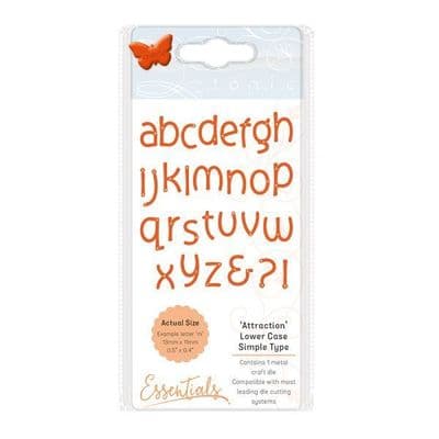 Attraction - Lower Case Alphabet Tonic Die (1681e)