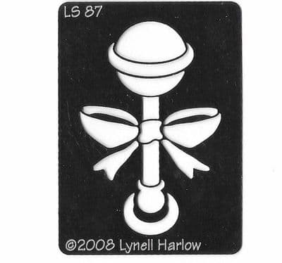 Baby Rattle Dreamweaver Stencil (LS87)