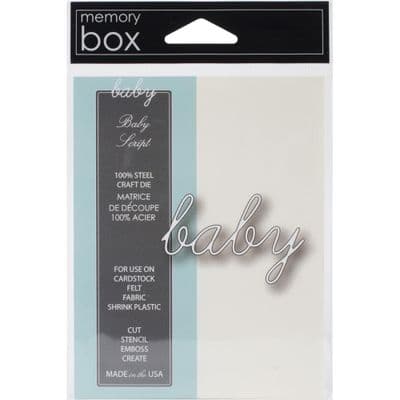 Baby Script Memory Box Die (9886)