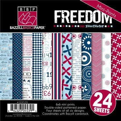 Bazzill Freedom 6x6 Paper Pack