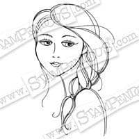 Beautiful Braid Stampendous Cling Stamp (CRR247)