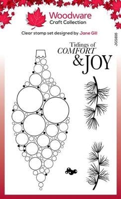 Big Bubble Bauble - Joy Woodware Clear Stamp (JGS816)