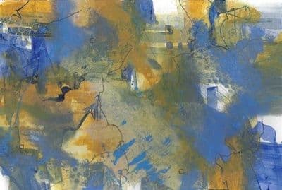 Blue Horizons Printed Greetings Card