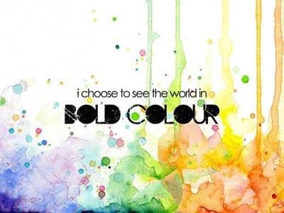 Bold Colour Visible Image Stamp