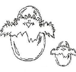 Cheeky Chicks Precut Stamp