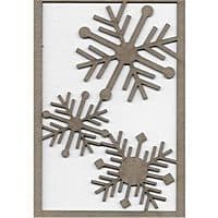 Chipboard Snowflakes