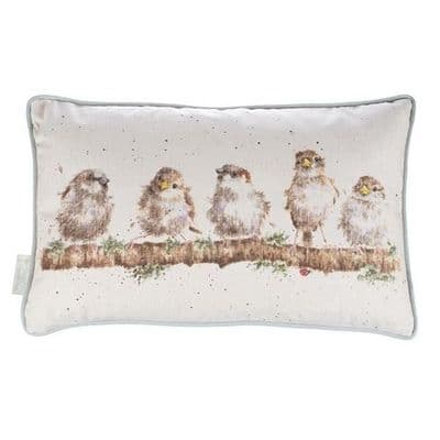 Chirpy Chaps (sparrow) 50x30cm Wrendale Designs Cushion