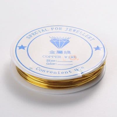 Copper Wire - Gold 1mmx2.5m