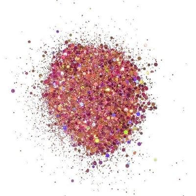 Cosmic Shimmer Holographic Glitterbitz Coral Red