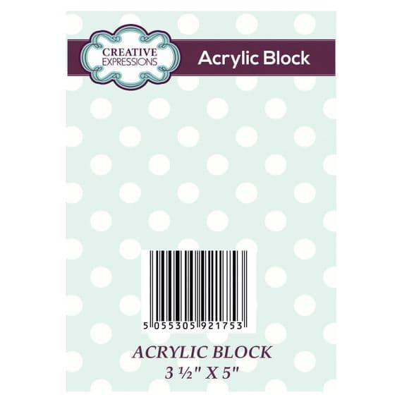 Creative Expressions Acrylic Block 3.5
