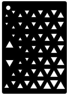 Creative Expressions Mini Stencil Triangles