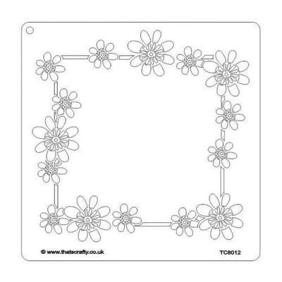 Daisy Frame Thats Crafty 8x8