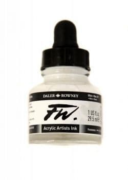 Daler Rowney FW Acrylic Ink 29.5ml White