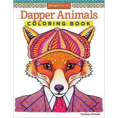 Dapper Animals Colouring Book