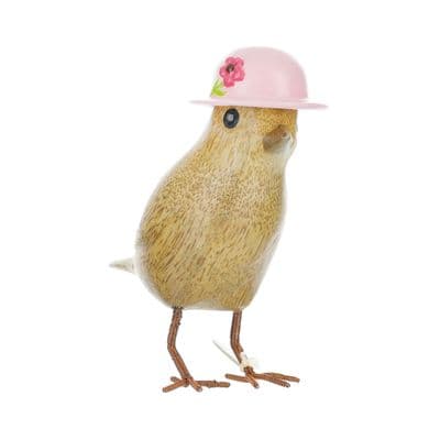 DCUK Garden Birds in Bird Box - Pink Flower Hat