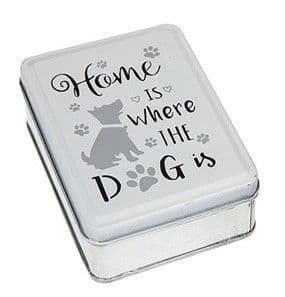 Dogs Life Oblong Tin - Home