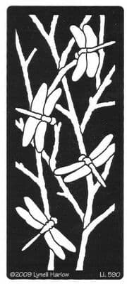 Dragonflies Dreamweaver Stencil (LL590)
