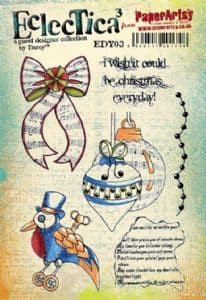 Eclectica3 Darcy 03 - Bird PaperArtsy Stamp (EDY03)