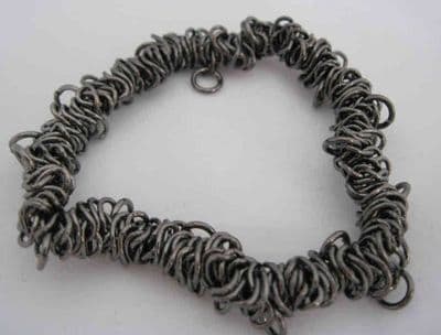 Elasticated Charm Bracelet - Black