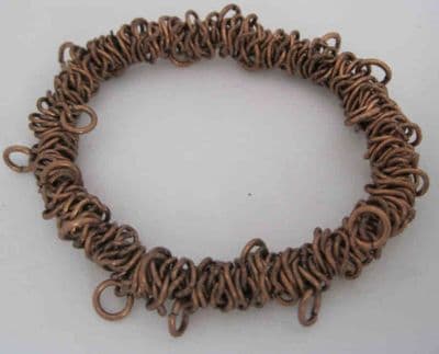 Elasticated Charm Bracelet - Copper