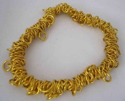 Elasticated Charm Bracelet - Gold