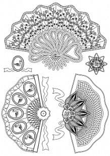 Elegant Fans - Blossom and Swan