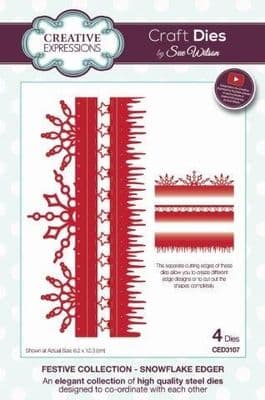 Festive Collection Snowflake Edger Die (CED3107)