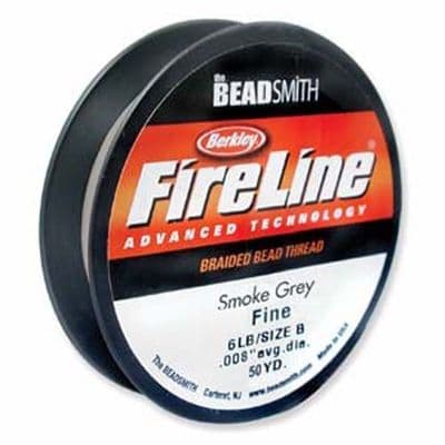Fireline Thread 6lb smoke grey 50yd