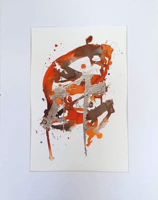 Fluid Orange Pt 1 - Original Artwork