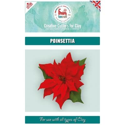 FMM Poinsettia set of 7 clay cutters