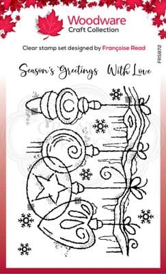 Frosted Baubles Woodware Clear Stamp (FRS872)