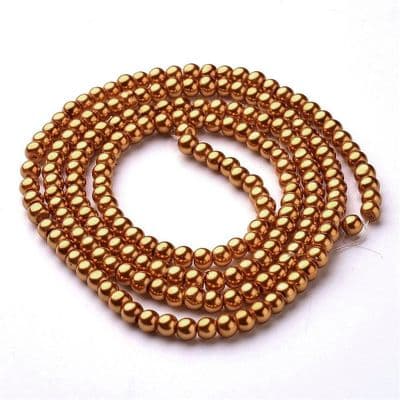 Glass Pearl Beads Peru 4mm