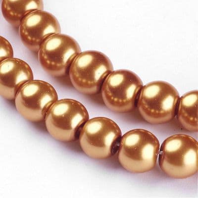 Glass Pearl Beads Peru 6mm