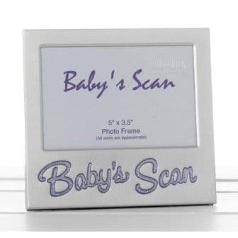 Glitter Word Baby's Scan 5x3