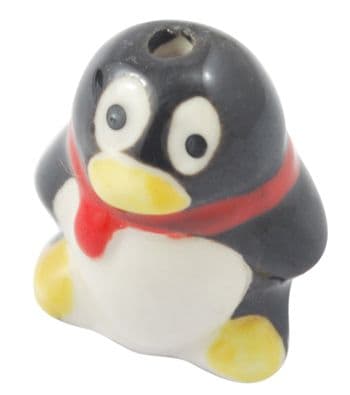 Handmade Porcelain Bead - Penguin (single)