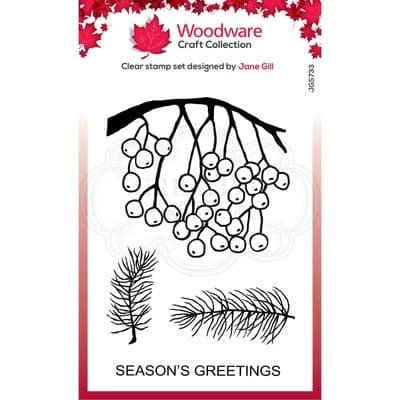 Hanging Berries Woodware Clear Stamp (JGS733)