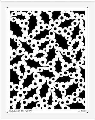 Holly Background Dreamweaver Stencil (LJ830)