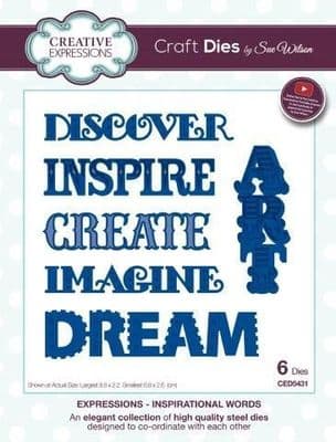 Inspirational Words Die (CED5431)